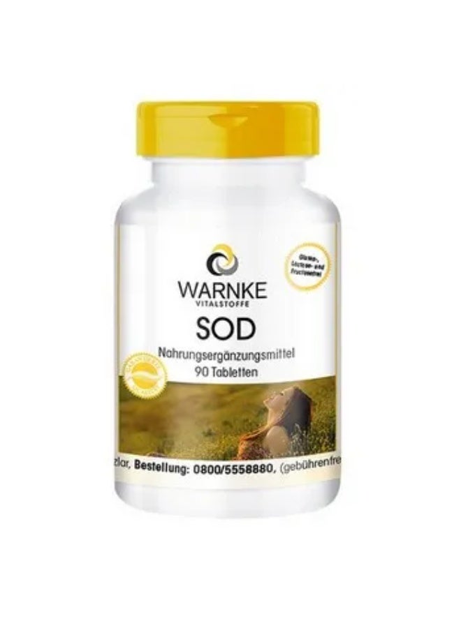 Fairvital SOD – Superoxide Dismutase – 6000 Enzyme Activity Units per Daily Portion – Supports Antioxidant Defense & Cellular Health – 90 Tablets – Made in Germany - Image 2